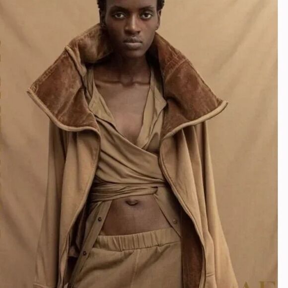 New Free People x Nicholas K Soleri Sweater Earth Brown/XL - Picture 3 of 9